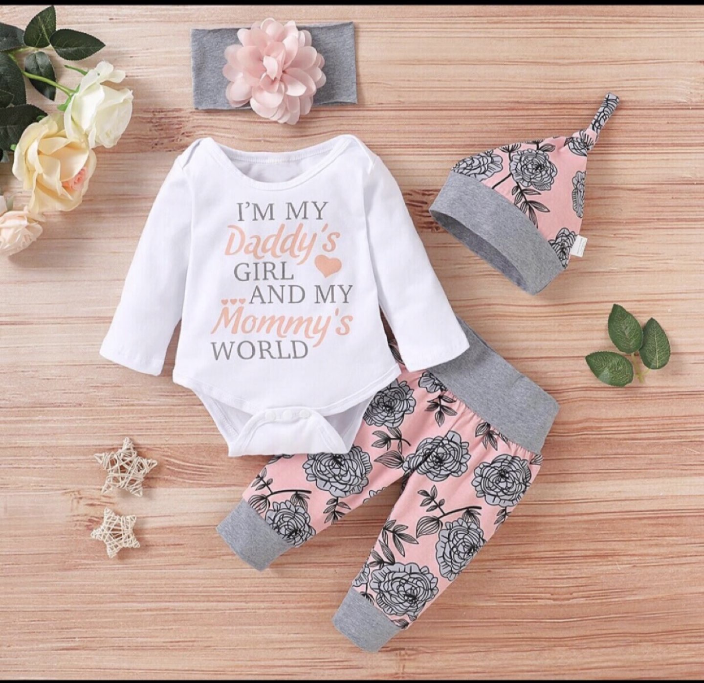 Baby girl 4 piece set thumbnail