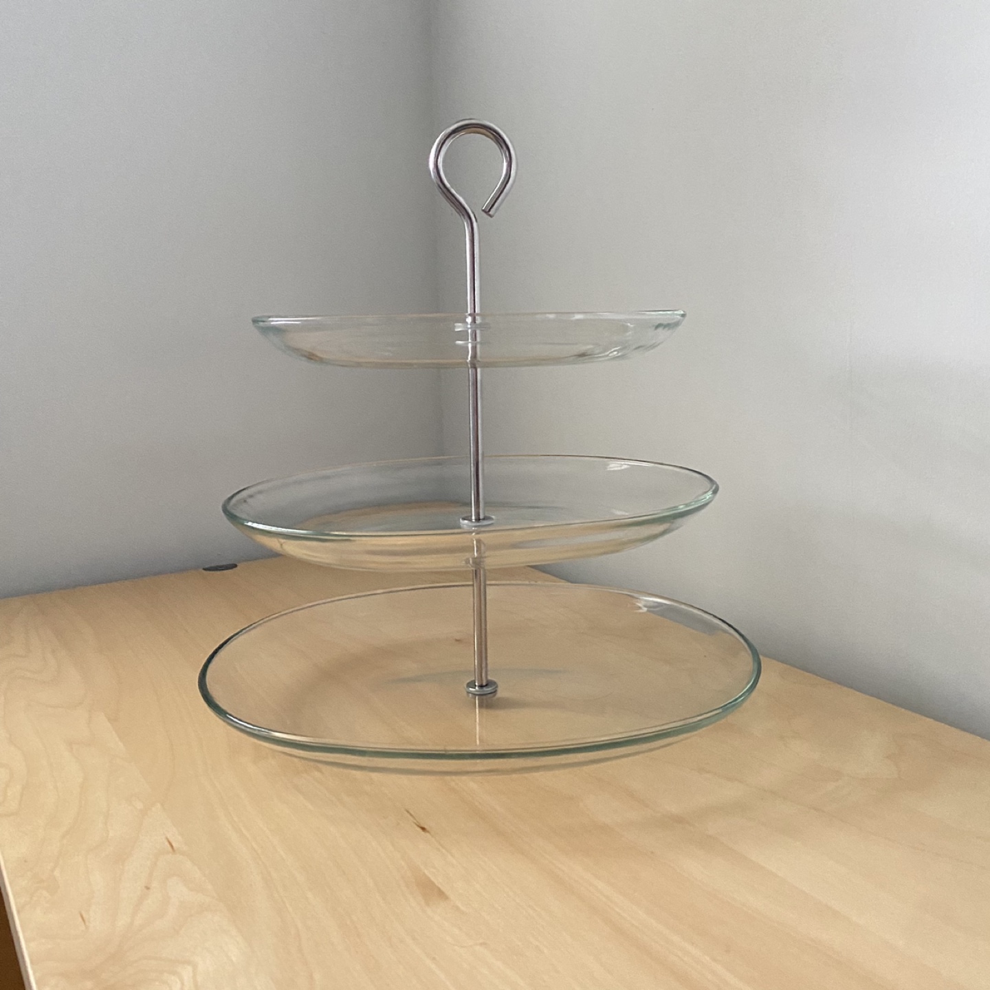 3 Tier Glass Cake/Sandwich Stand thumbnail