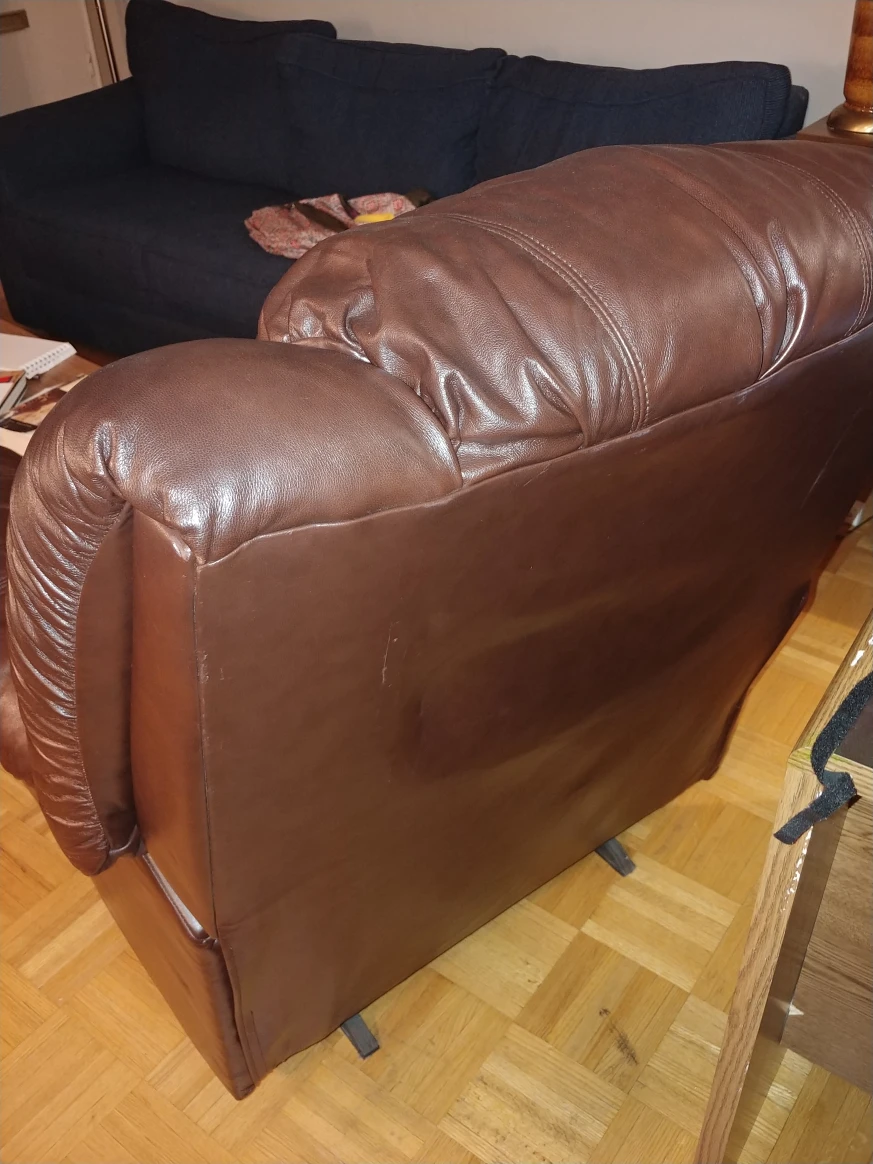 Reclining Brown Chair - photo 4