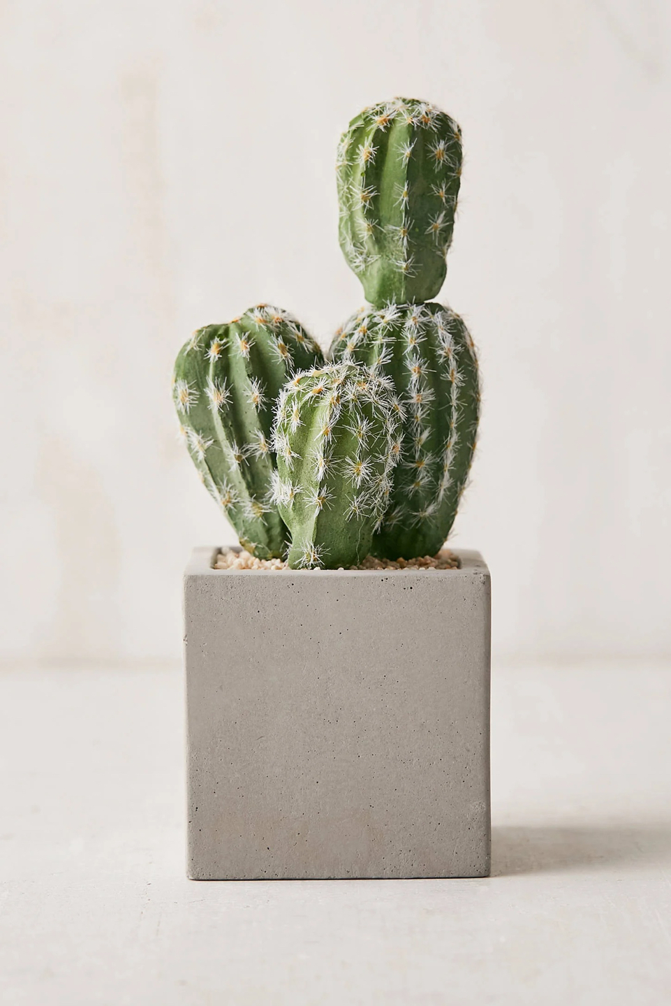 Minimalist Style 6” Concrete Potted Faux Cactus