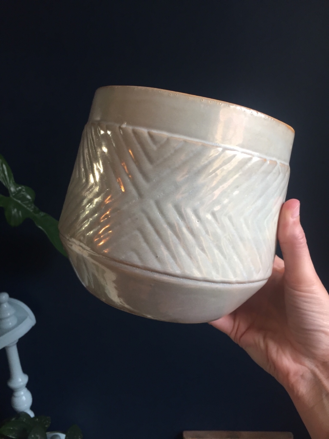 Ceramic Plant Cache Pot thumbnail