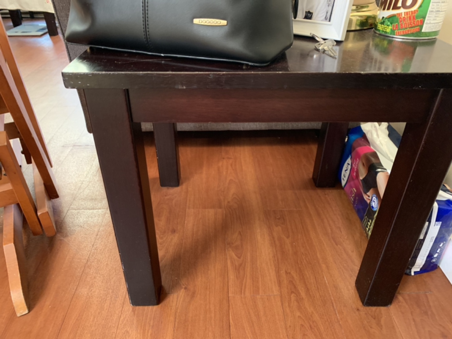 Wood end tables
