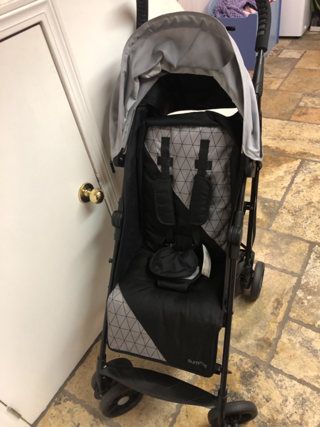 Summer Infant 3D1 Black & Grey Stroller - Like New - photo 5