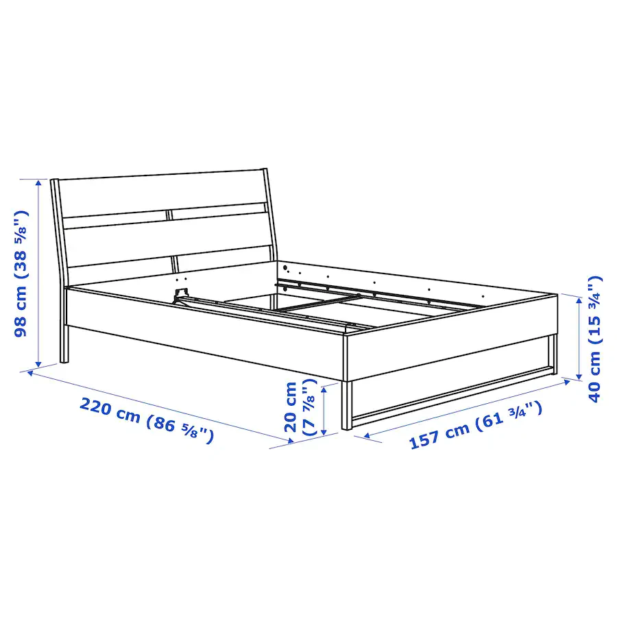 Ikea Queen size bed frame - photo 2