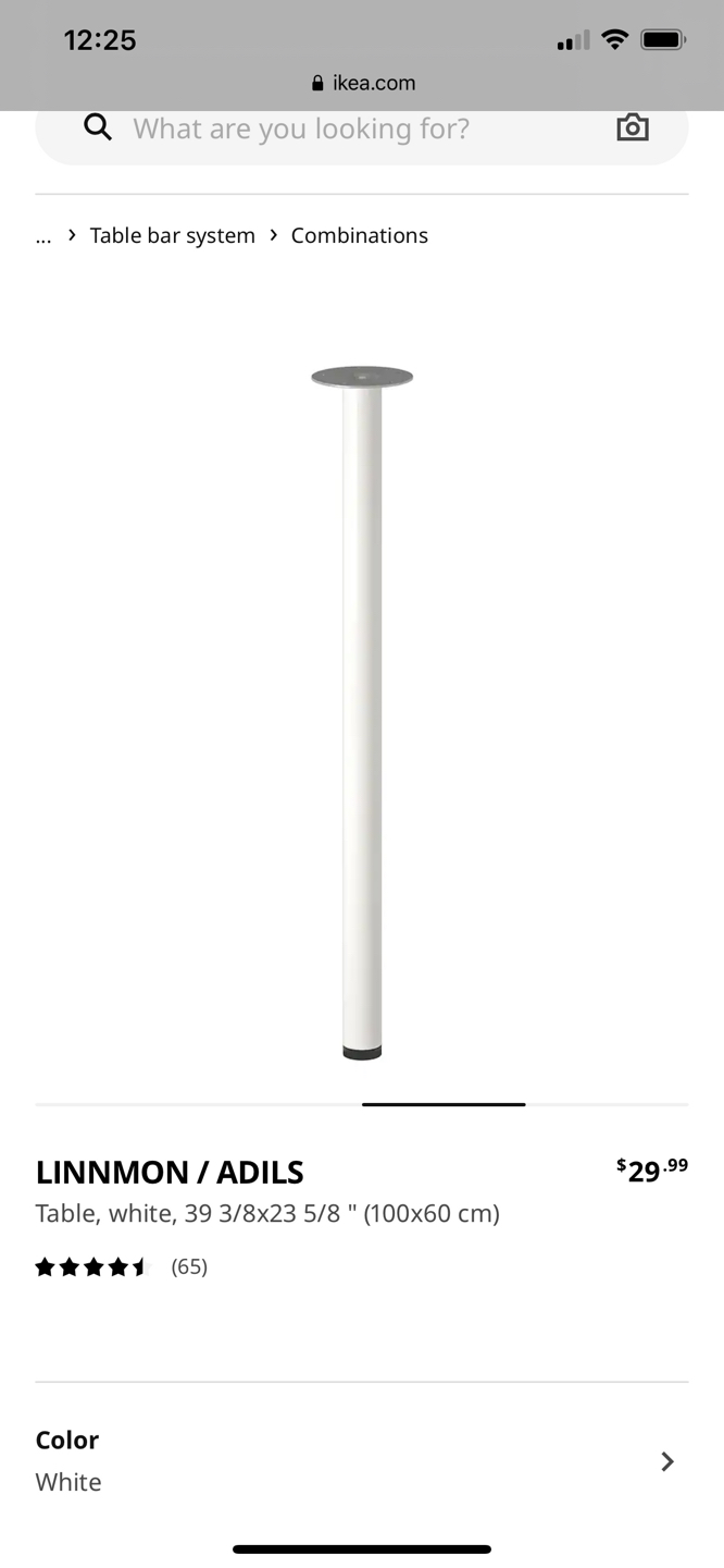 IKEA white table - photo 3
