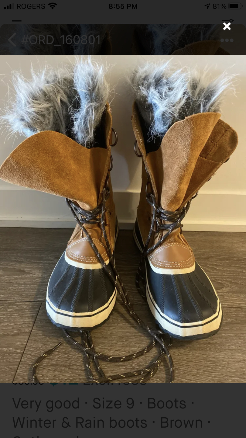 Winter boots like new