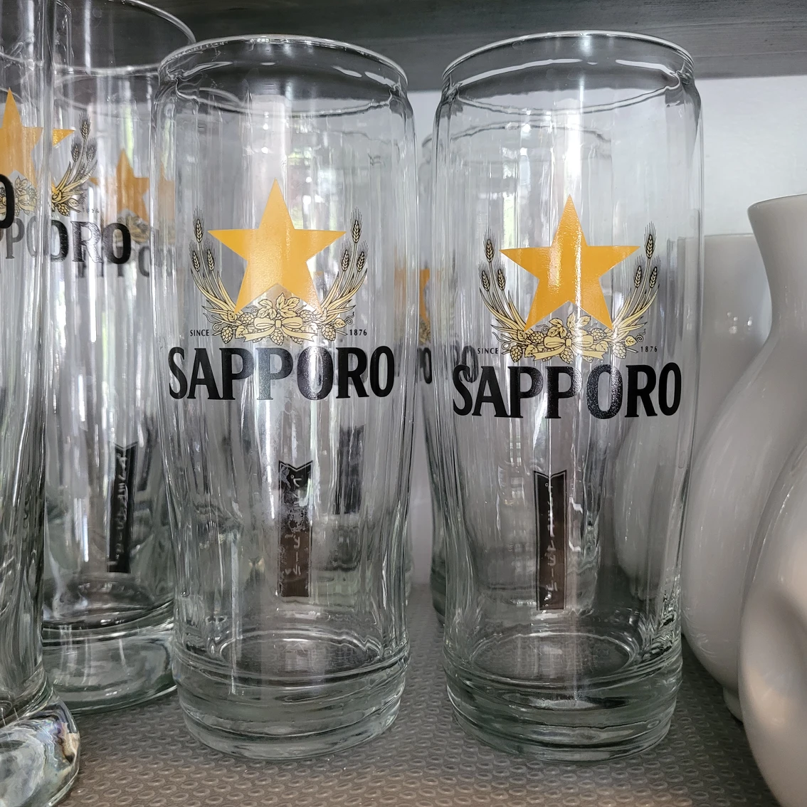 sapporo beer glasses - photo 2