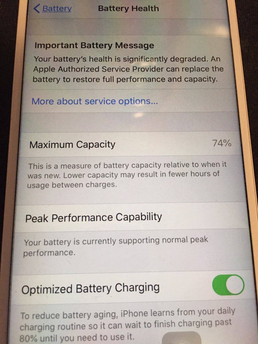 Apple iPhone 6S OEM Battery image indicator(4)