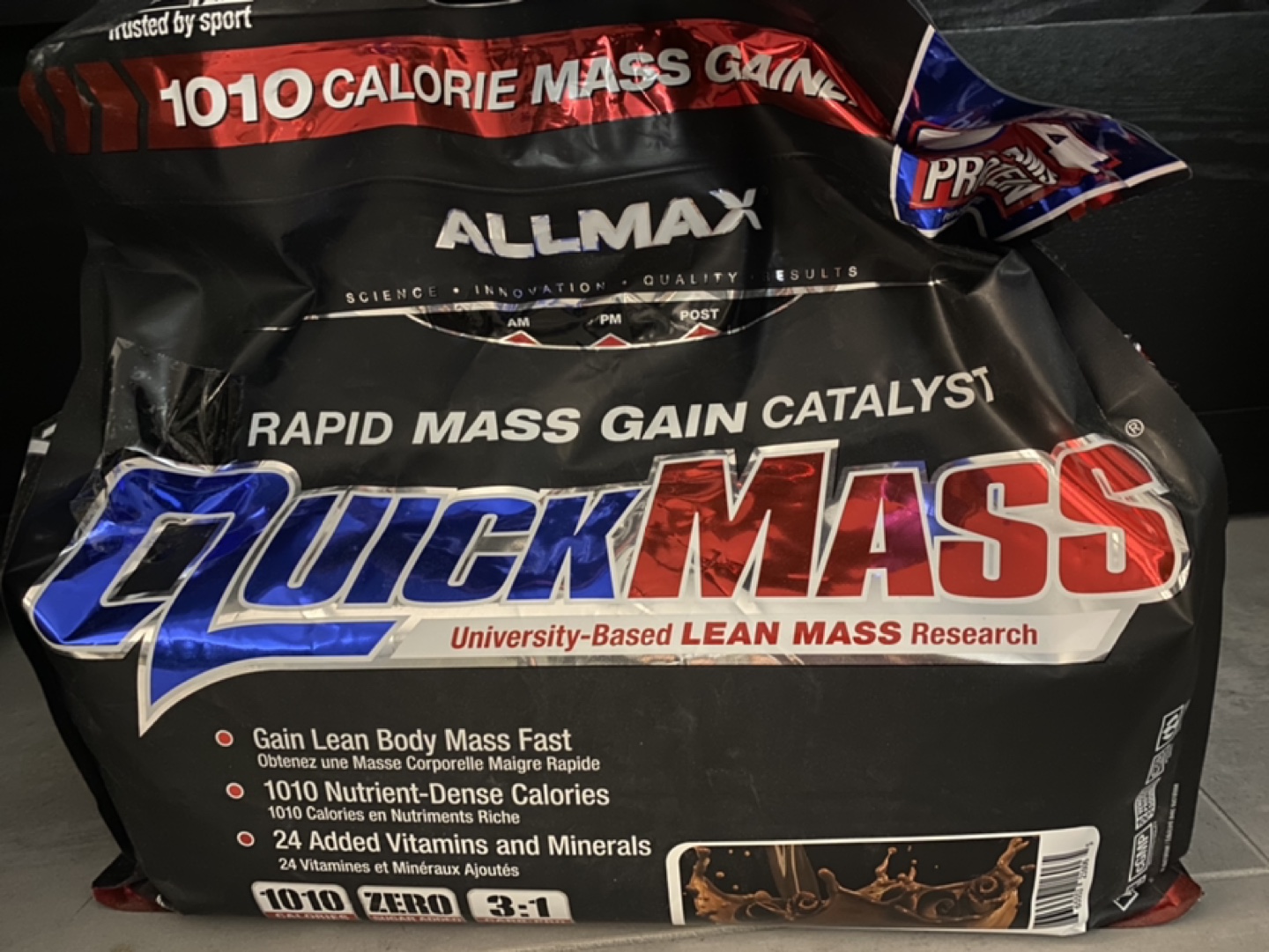 Allmax - chocolate quick mass protein thumbnail