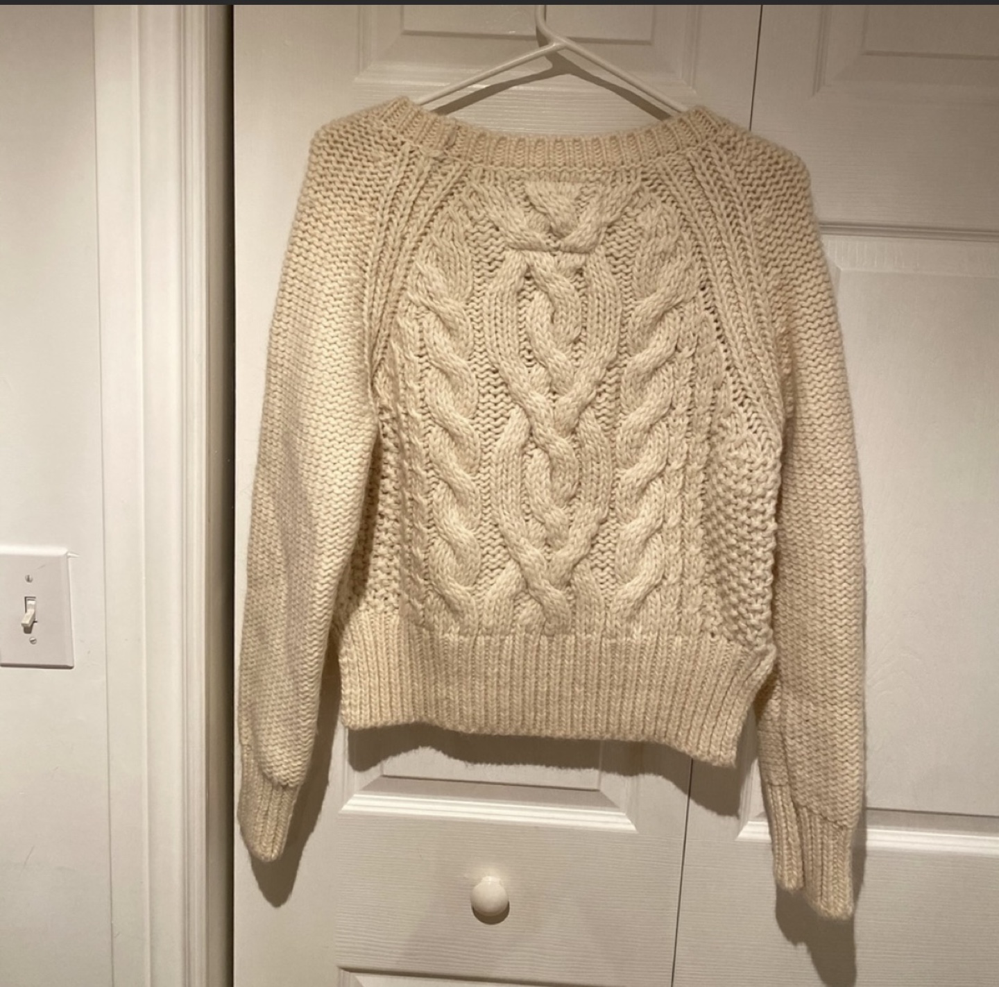 Roots Crop Bulky Sweater, Off-white image indicator(2)