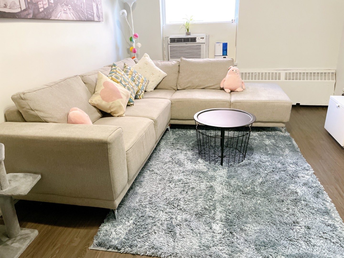 Sectional 7 seater Sofa Set - Light Grey