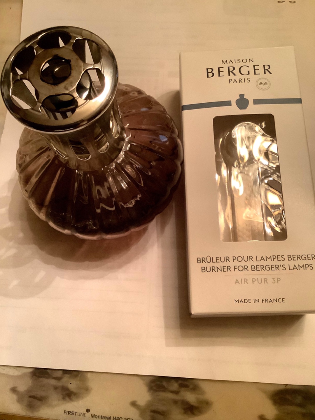 Lampe Berger and Wick