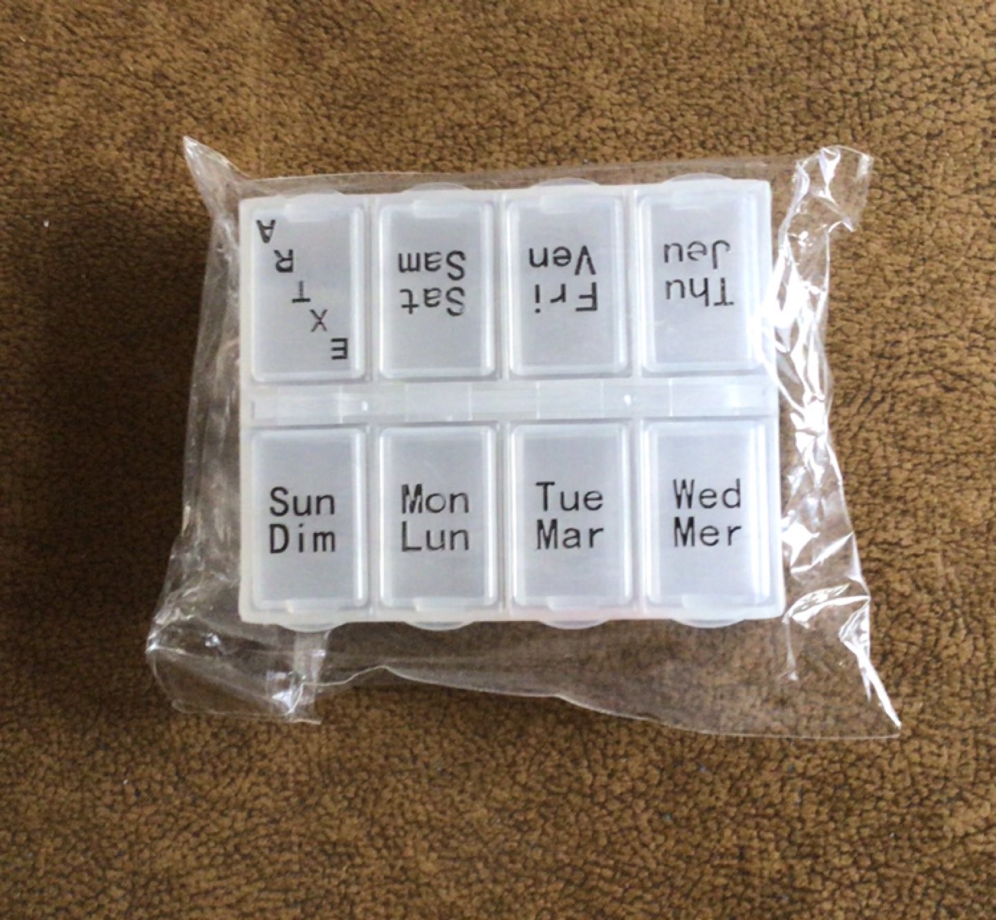 Travel Meds organizer