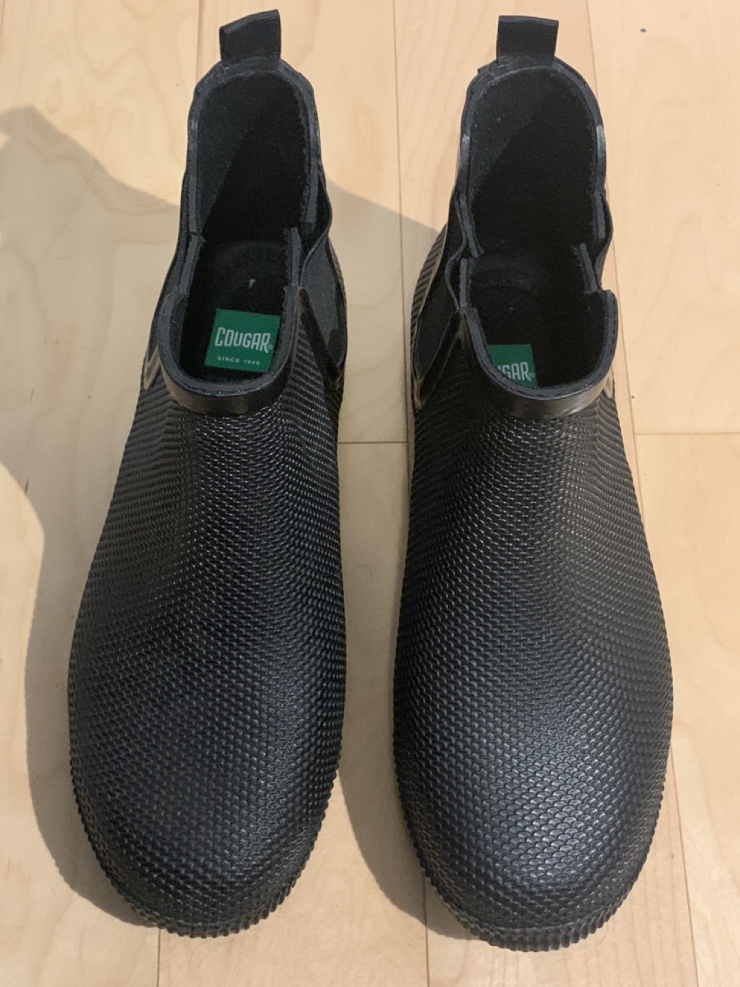 Cougar black waterproof Chelsea ankle rain boots size 9 - photo 3