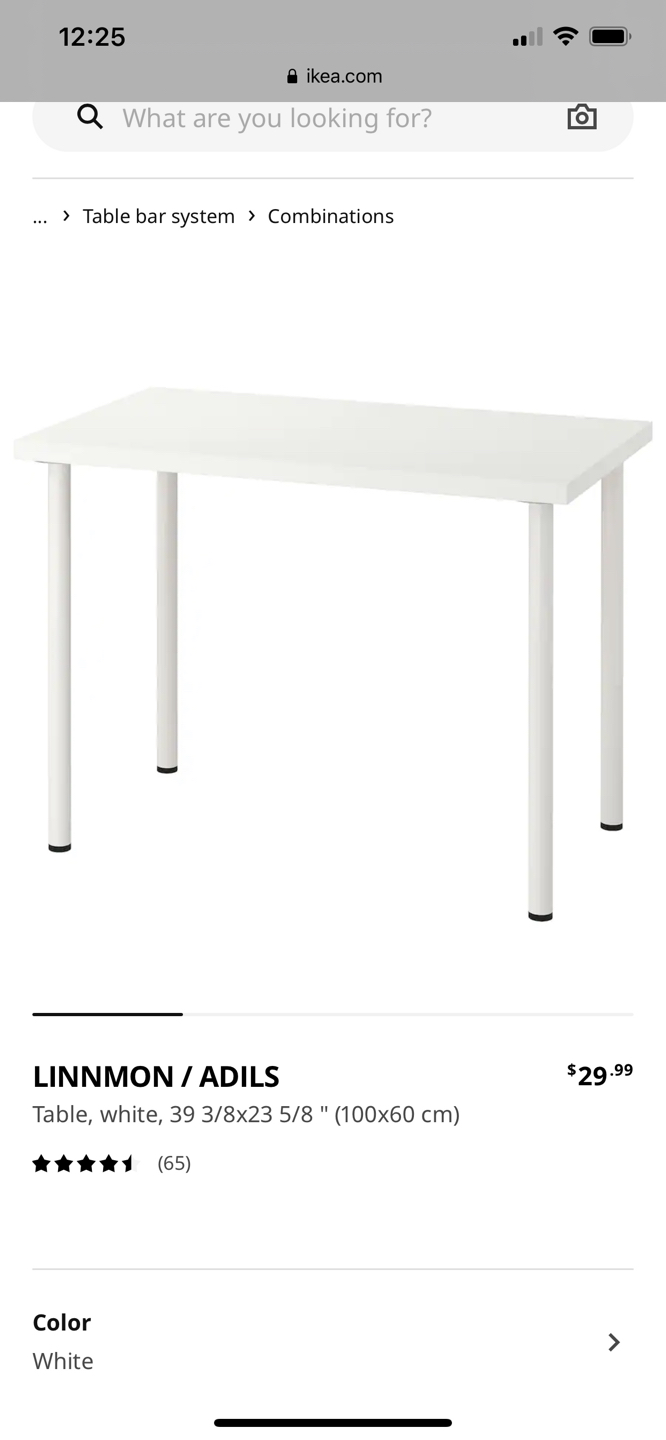 IKEA white table - photo 2