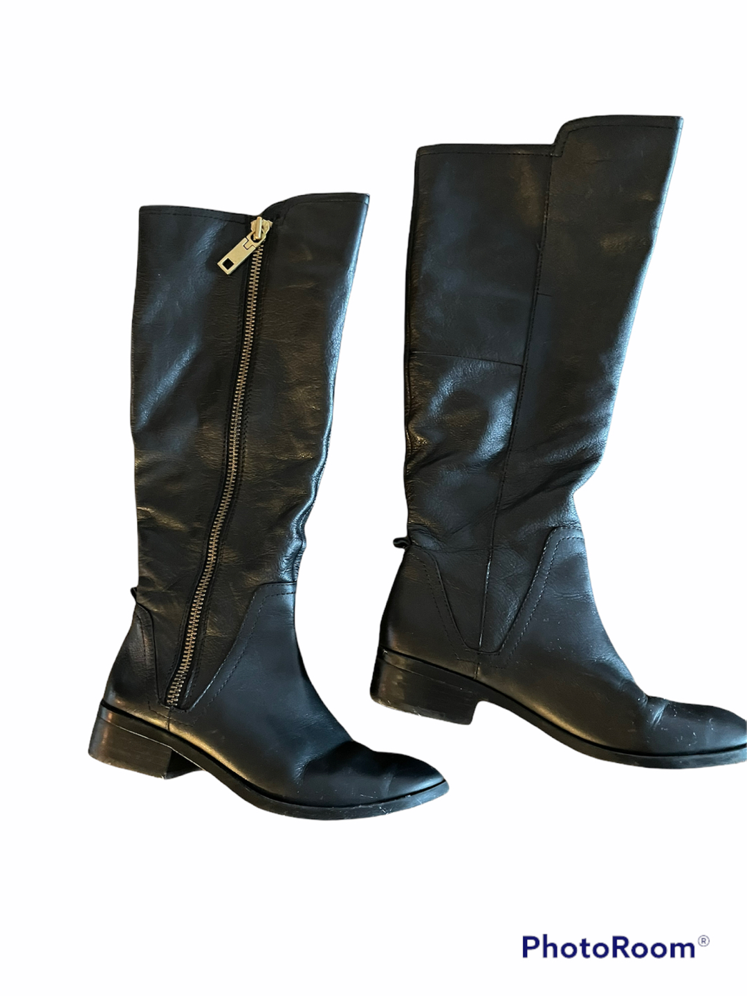 Aldo Leather Flat Boots 8.5 image indicator(2)