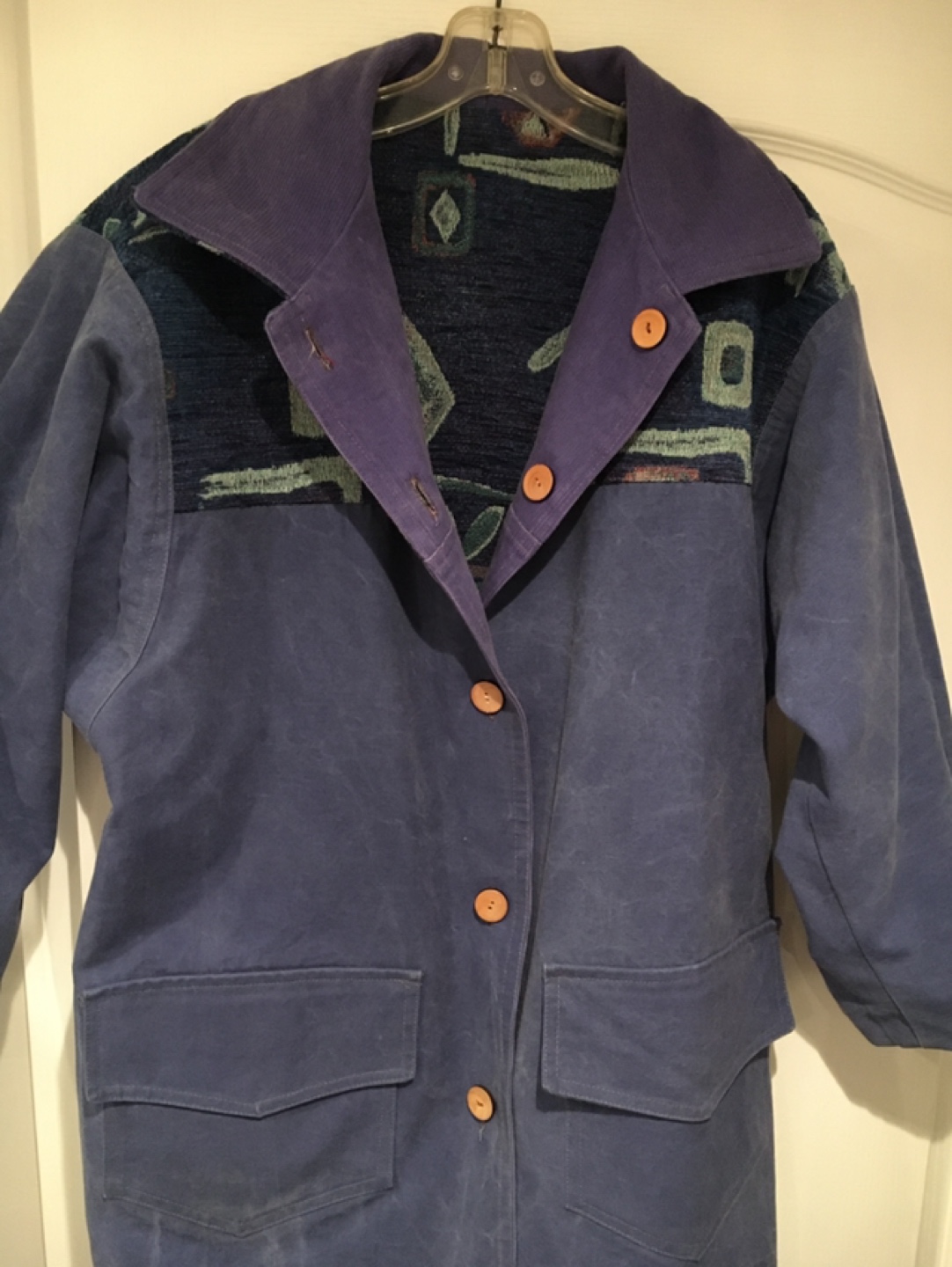 Ladies Reversible Corduroy Spring and Fall Coat image indicator(2)