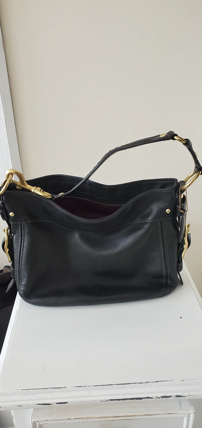 Authentic Black Coach Hand Bag - photo 5
