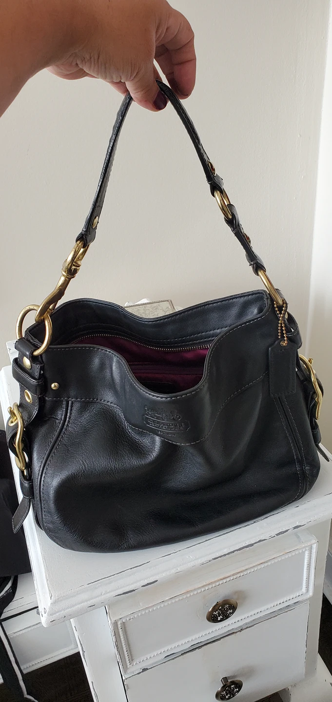 Authentic Black Coach Hand Bag - photo 3