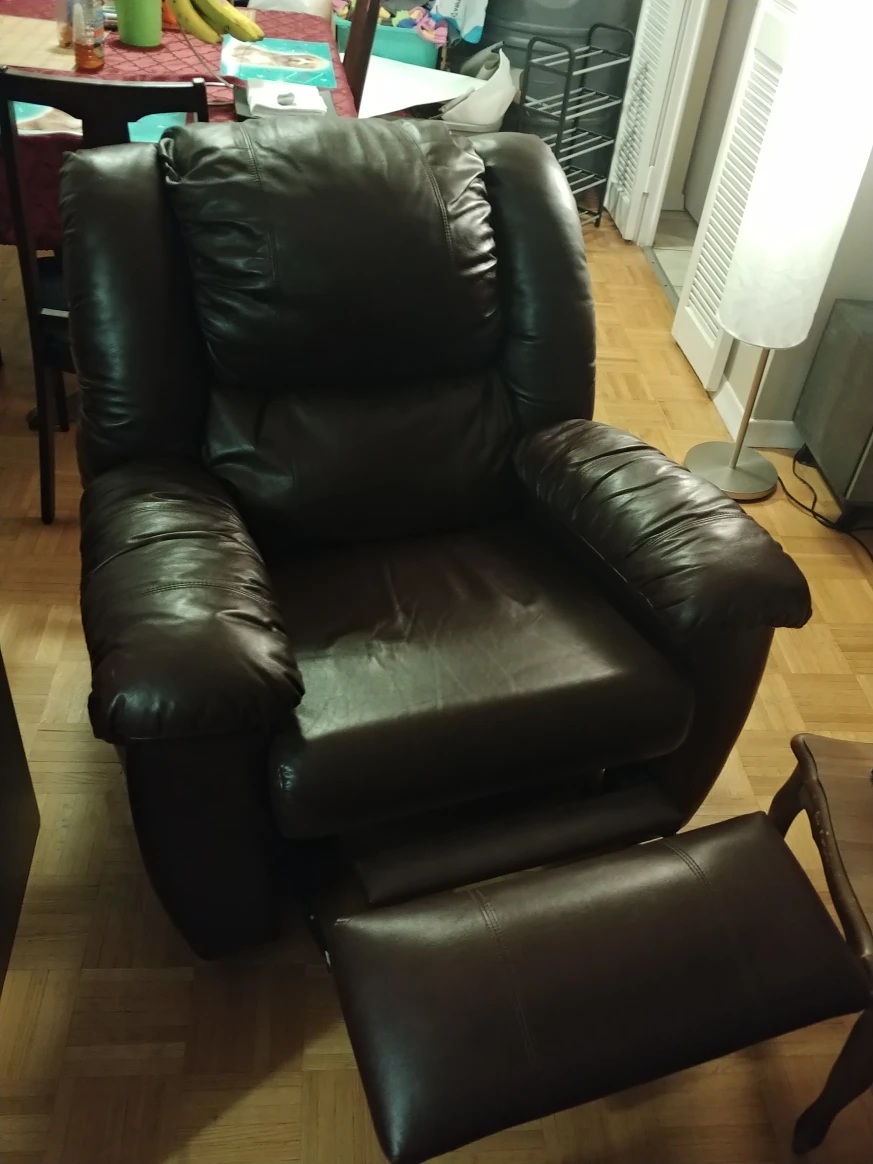 Reclining Brown Chair - photo 2
