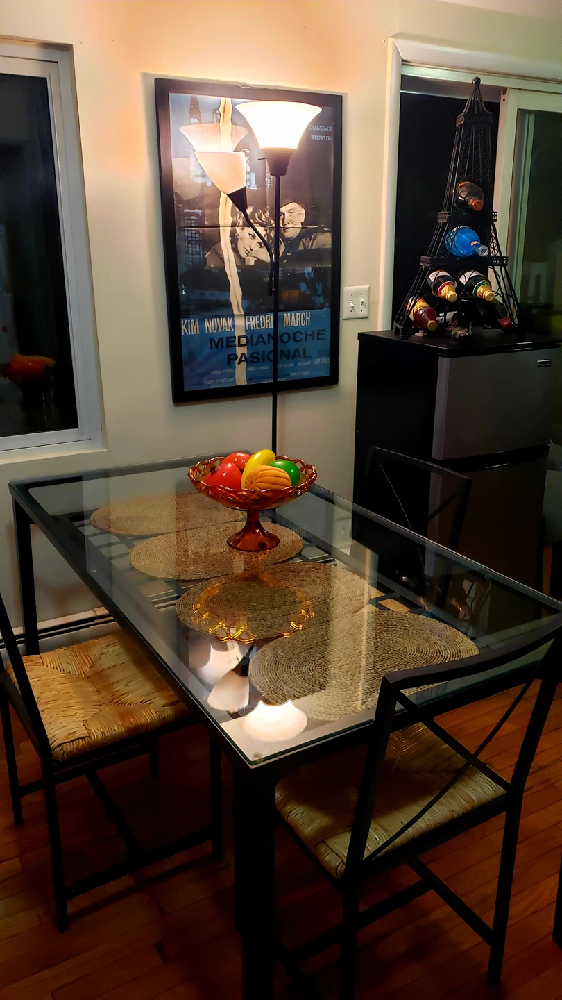 Dining table with three chairs - photo 3