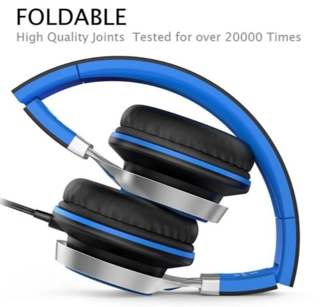 AILIHEN C8 Headphones with Microphone and Folding Lightweight - photo 3