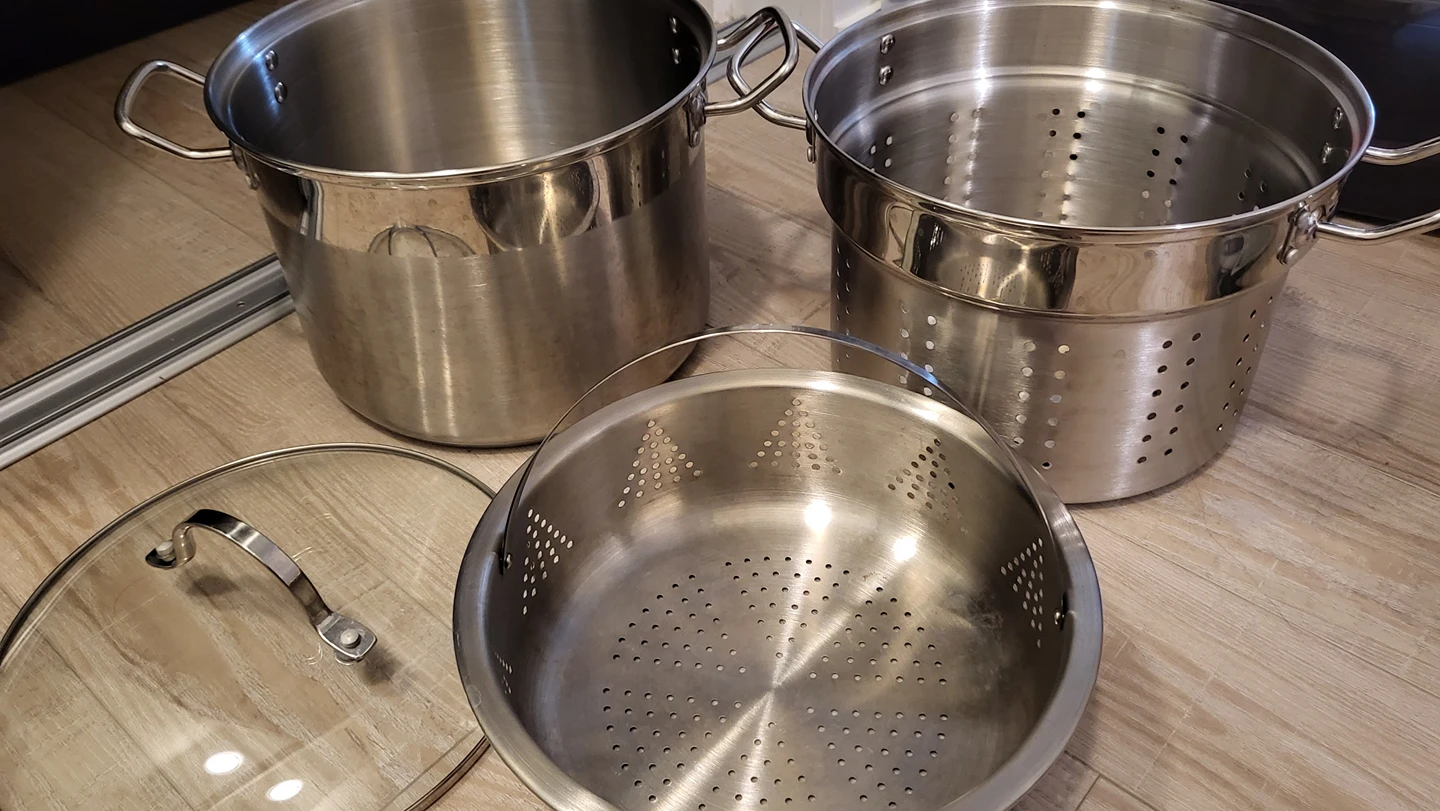 stainless 3 set steamer pot - photo 2