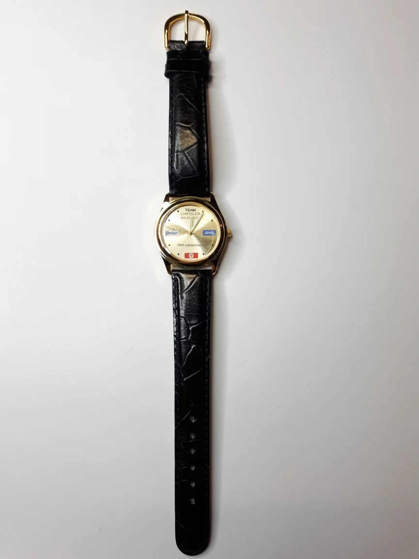 Team Chrysler Collector Watch With Leather Strap - New thumbnail