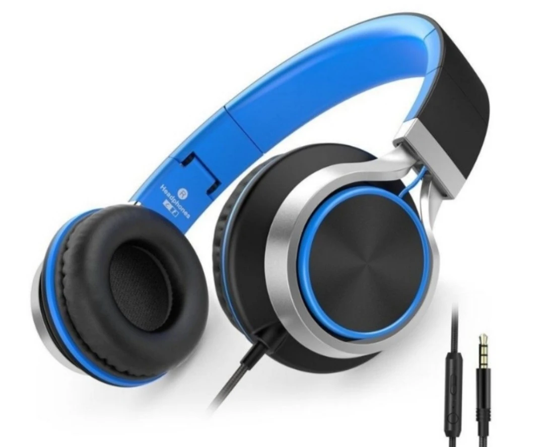 AILIHEN C8 Headphones with Microphone and Folding Lightweight