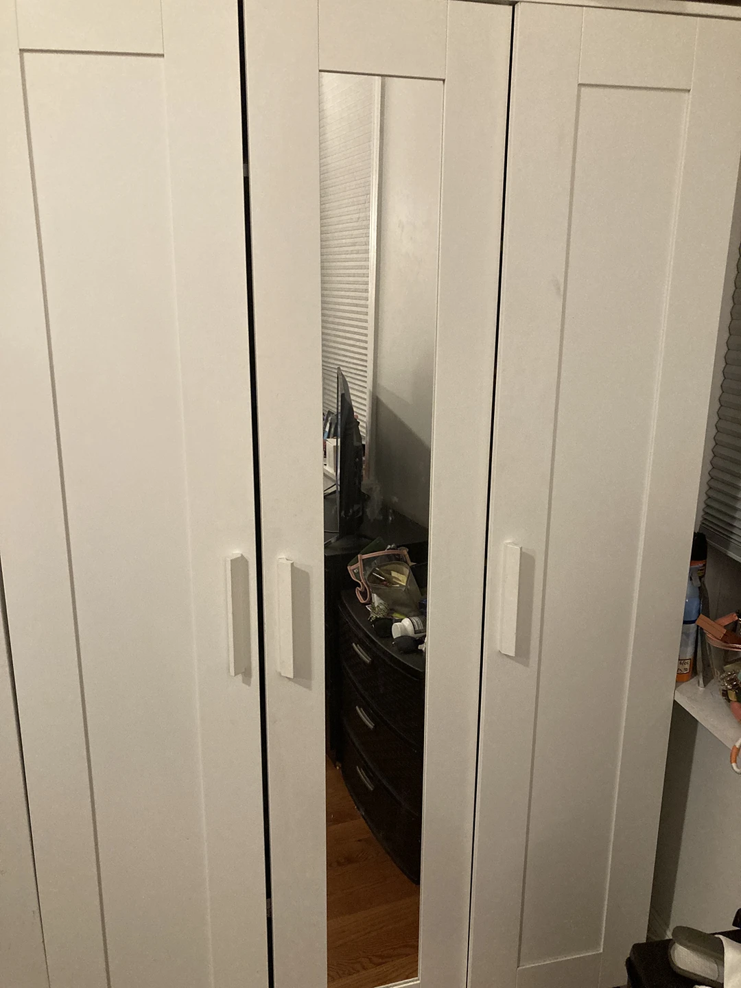 IKEA white closet