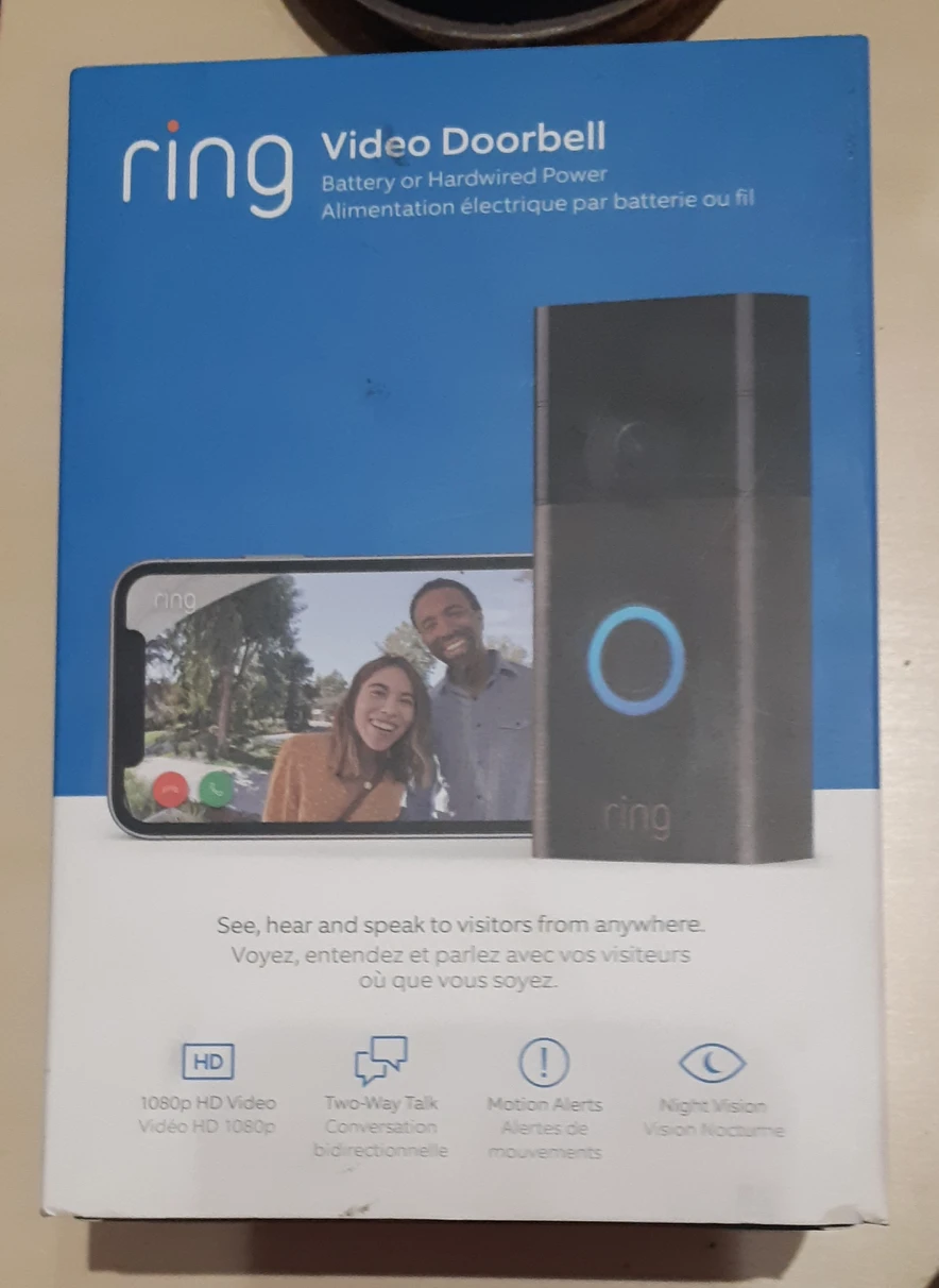 Ring Wi-Fi Video Doorbell - Venetian Bronze