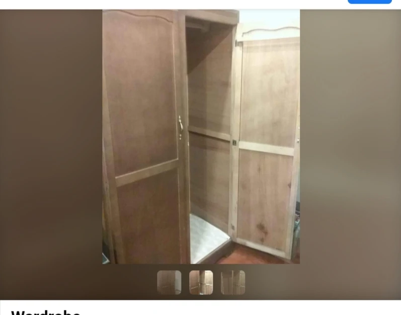 1 Wardrobe with double doors packaged to moving need gone ASAP - photo 2
