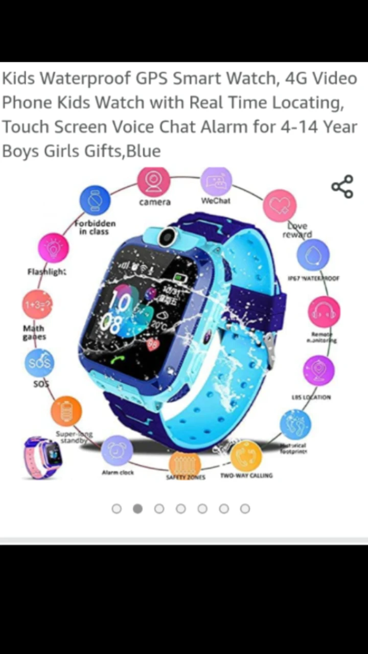 BRAND NEW AND IN BOX KIDS SMART WATCH(pink color) - photo 3