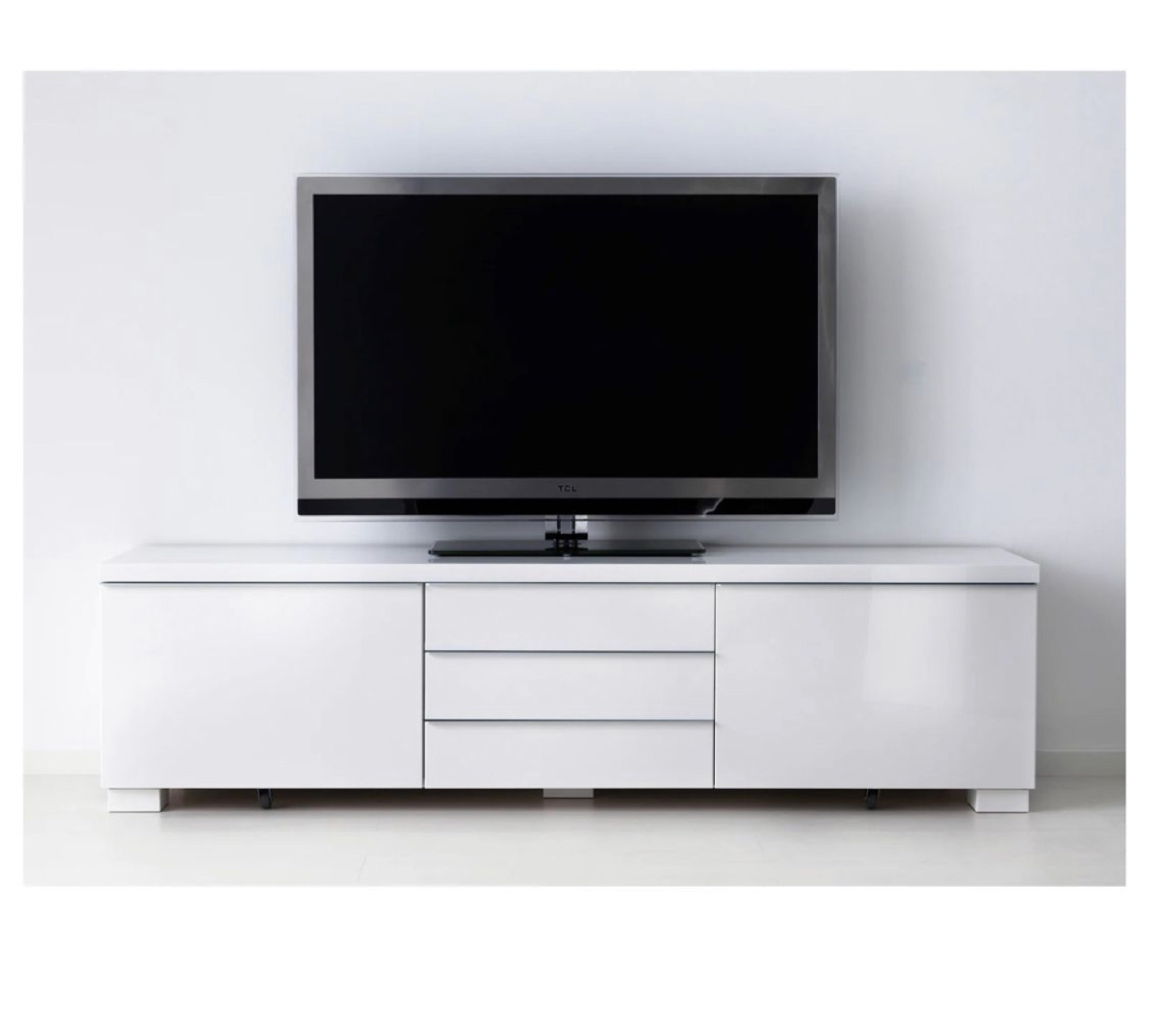 Tv Stand High Gloss White 70 7/8x16 1/8x19 1/4 "