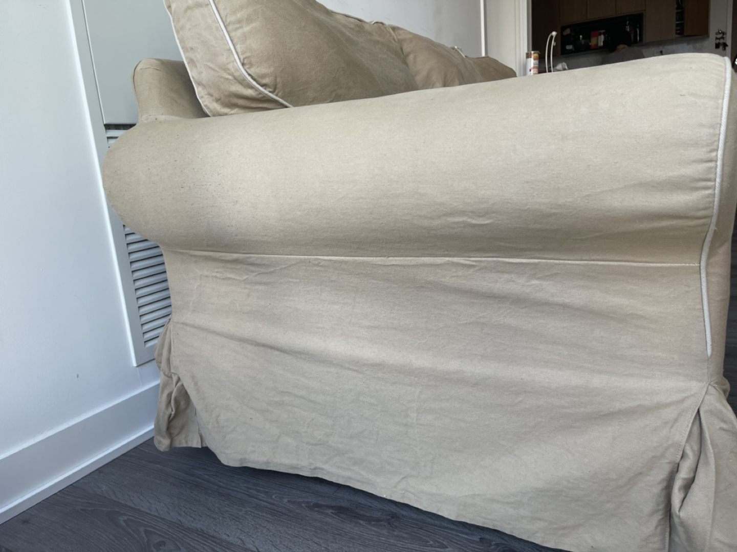 3 Seater Beige Sofa / Couch for sale - photo 5