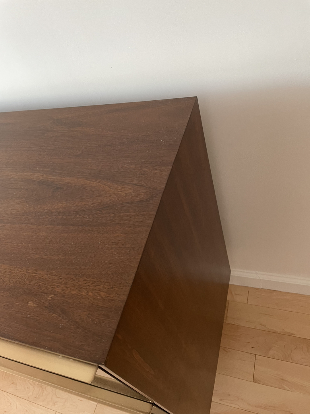 A set of West Elm Nightstand and 6 Drawer Dresser - photo 2