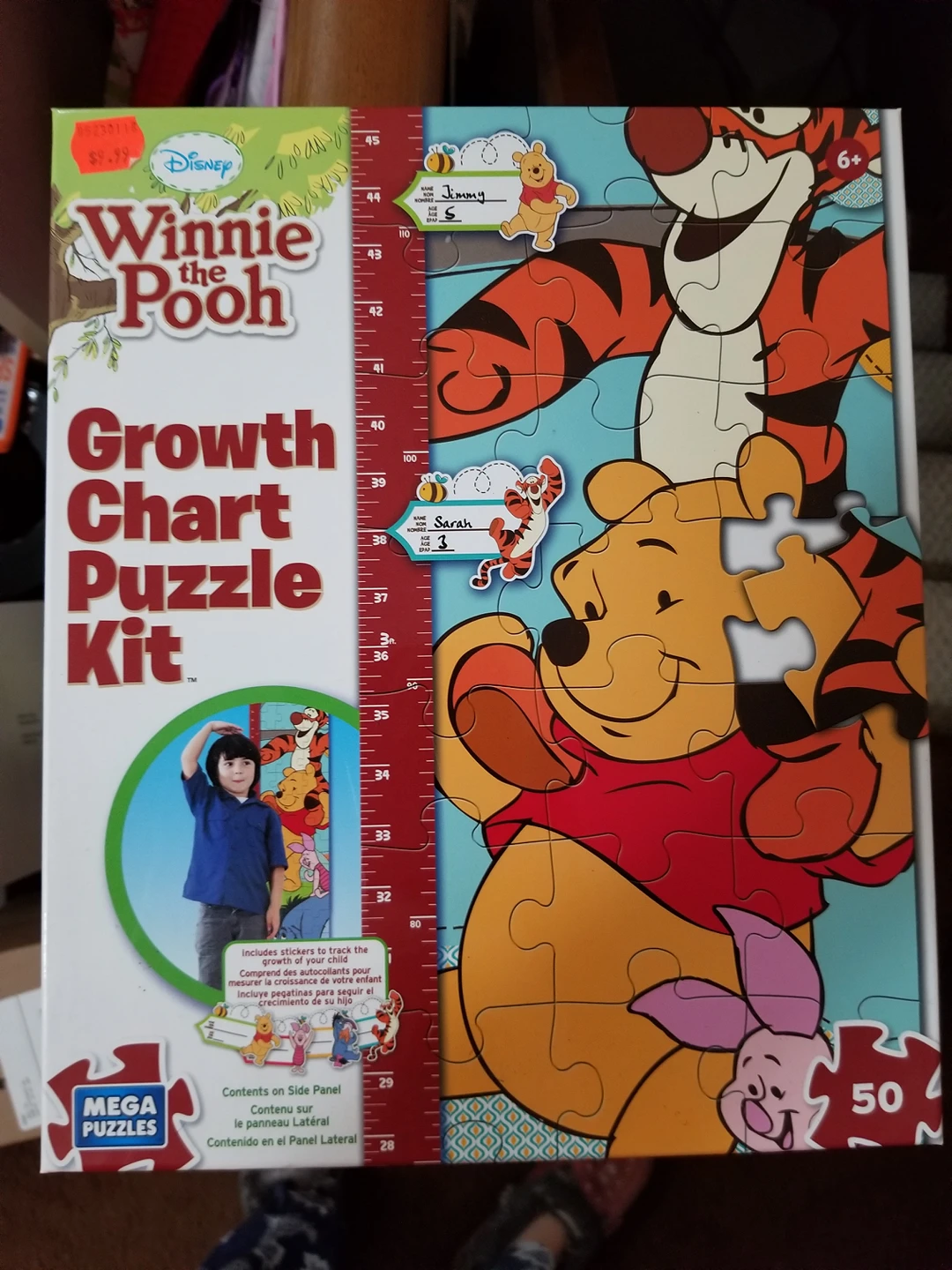 Winnie the Pooh growth chart puzzle #Willowdale