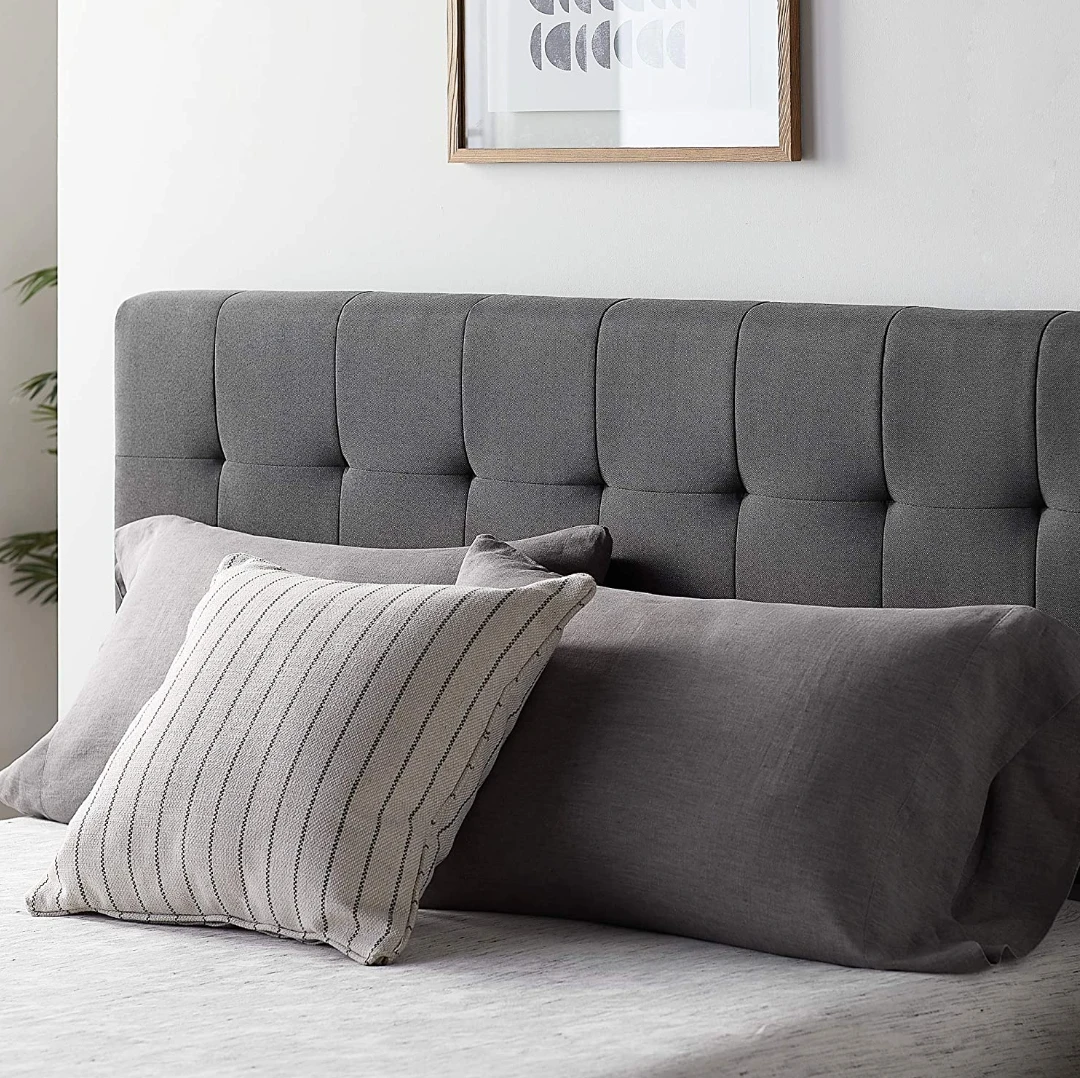 Queen size platform bed. IN THE BOX, BRAND NEW.