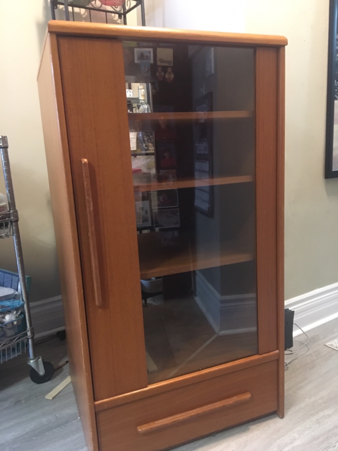 Teak Media Cabinet thumbnail