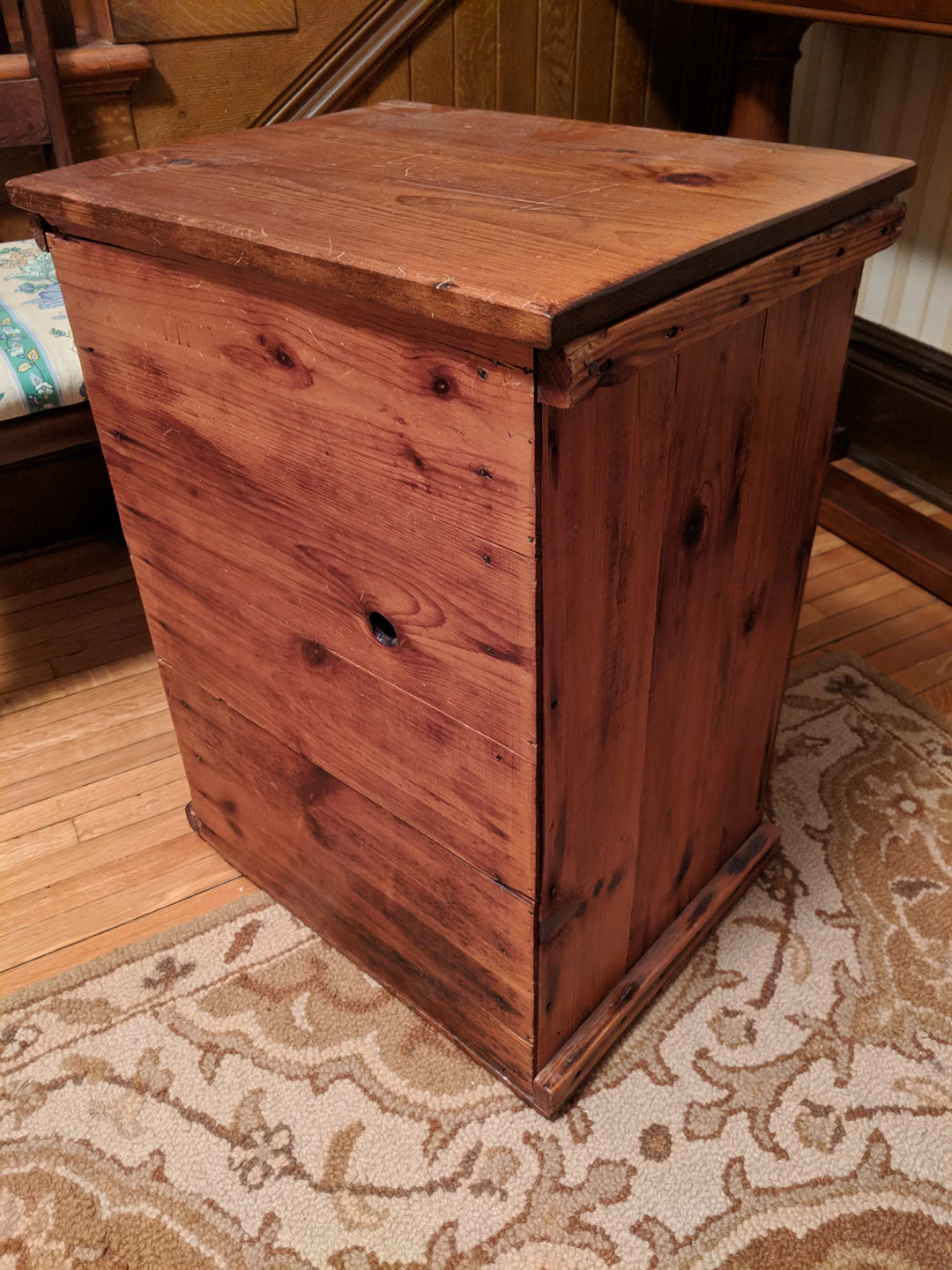 Vintage wooden box crate - photo 3