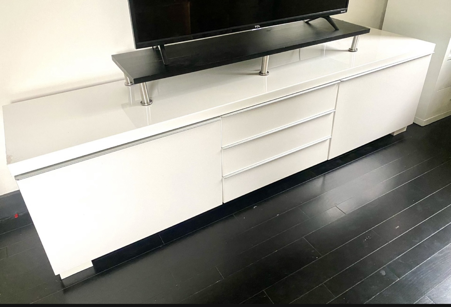 Tv Stand High Gloss White 70 7/8x16 1/8x19 1/4 " - photo 5