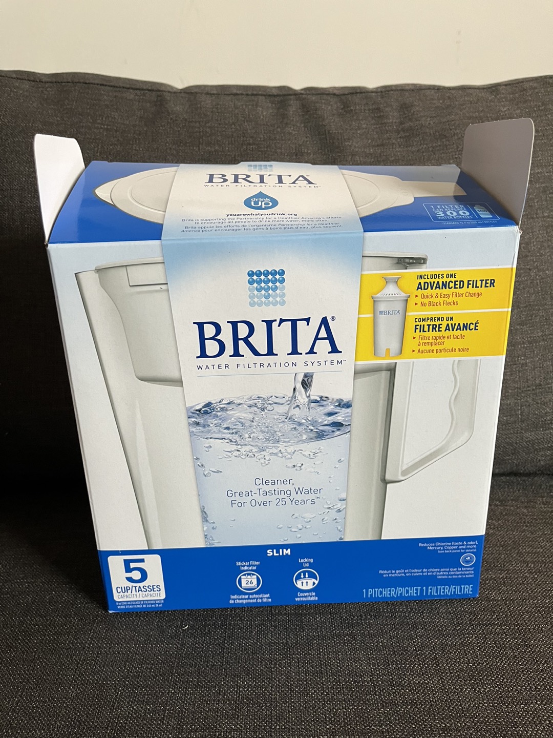 Brita 5 cup with new filter and original box - photo 3