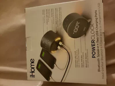 New IHome Power Clock Bluetooth speaker #Willowdale image indicator(3)