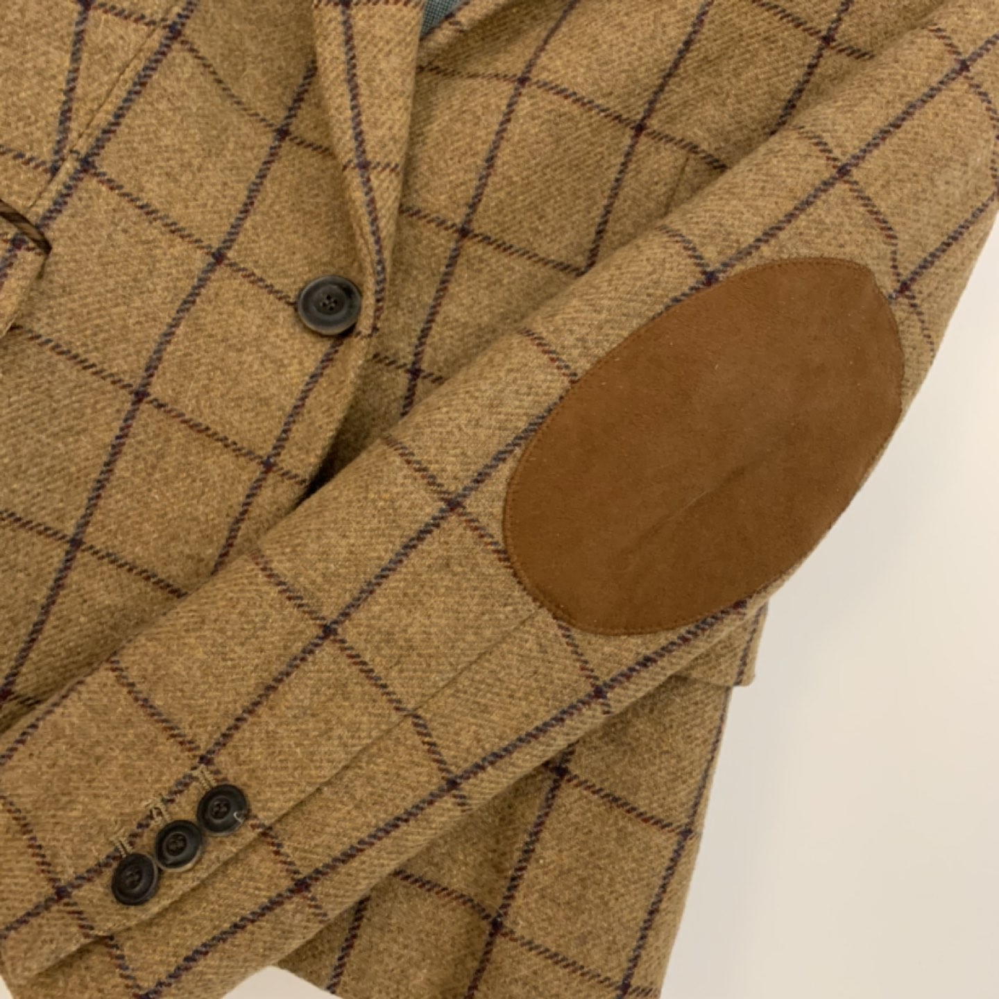 Wool blazer suit Zara women’s size small plaid brown tan   - photo 5