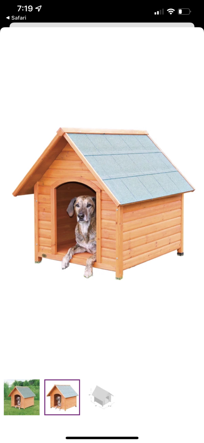 Archie & Oscar Log Cabin Dog House - photo 3