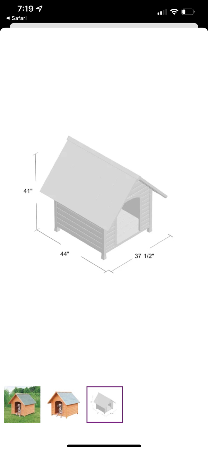 Archie & Oscar Log Cabin Dog House - photo 5