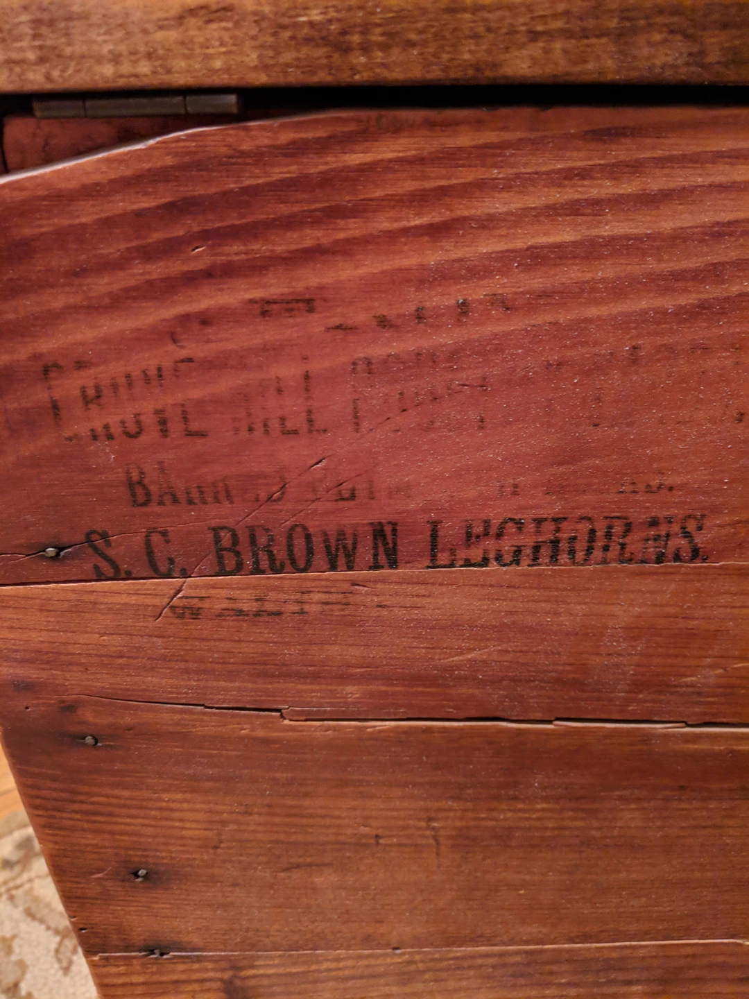 Vintage wooden box crate - photo 5