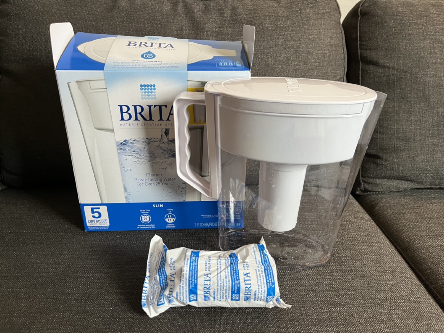 Brita 5 cup with new filter and original box