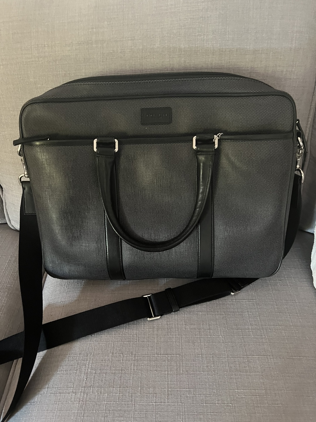 Coach laptop briefcase