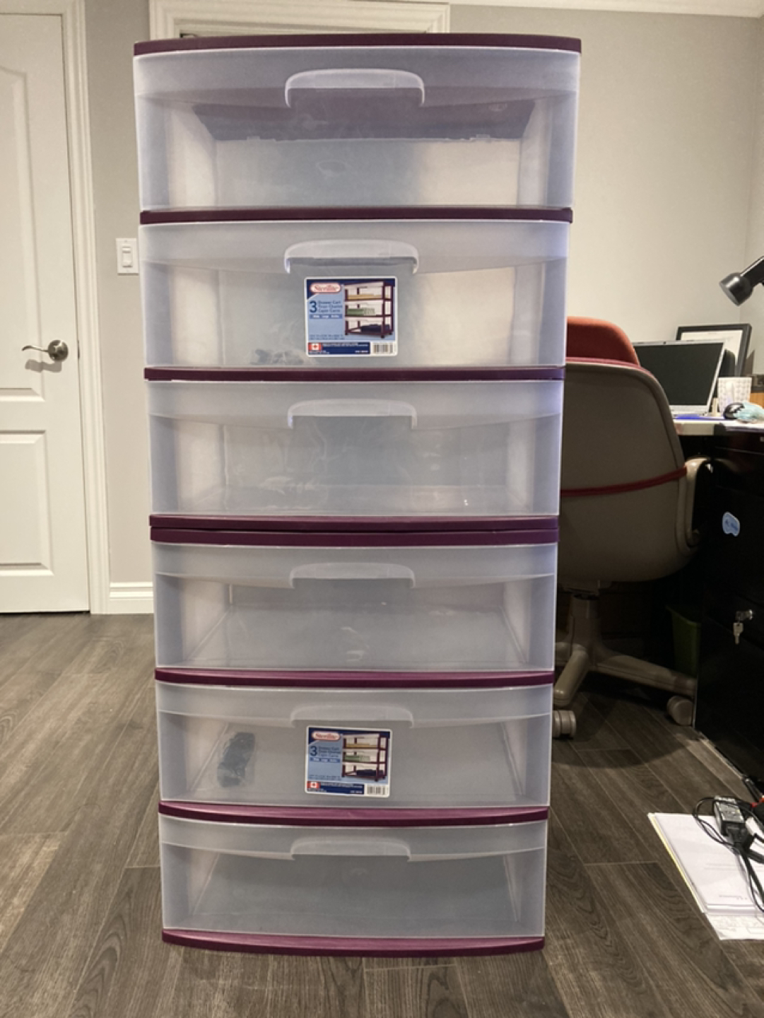 3 Drawer Storage Cart with wheels image indicator(3)